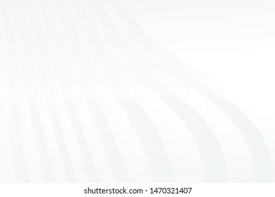 Abstract geometric modern design white and gray gradient background, vector Illustration