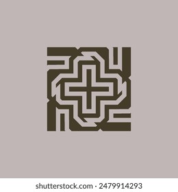 Abstract geometric modern and elegant luxury style design bussines logo design template