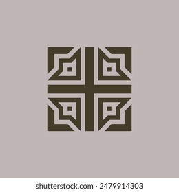 Abstract geometric modern and elegant luxury style design bussines logo design template