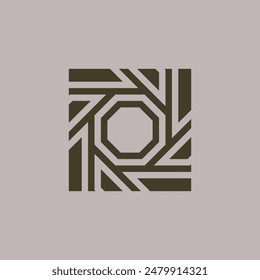 Abstract geometric modern and elegant luxury style design bussines logo design template