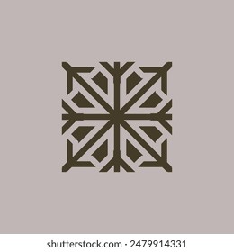 Abstract geometric modern and elegant luxury style design bussines logo design template