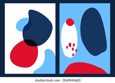 fluido geométrico abstracto moderno forma navidad brillante fondo festivo de invierno, textura de arte en colores rojo azul marino y blanco, ilustración vectorial gráfico