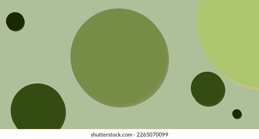 Abstract Geometric modern with green circles, background for template, poster, flyer design. Vector illustration