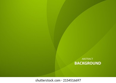 Resumen Geométrico moderno con fondo de color verde de la onda hoja para el diseño de plantilla, afiche, volante. Ilustración del vector