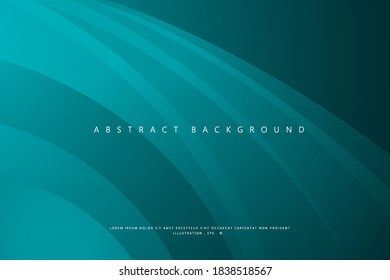 Abstract Geometric modern with Light Blue wave color background for template, poster, flyer design. Vector illustration