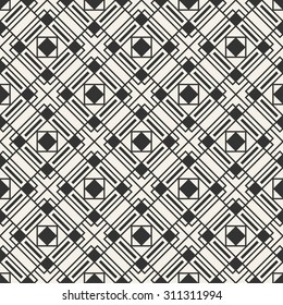 abstract geometric modern line vector seamless pattern monochrome endless texture use for wallpaper,web page,background,decoration,design,paper,fabric