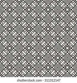 abstract geometric modern line vector seamless pattern monochrome endless texture use for wallpaper,web page,background,decoration,design,paper,fabric