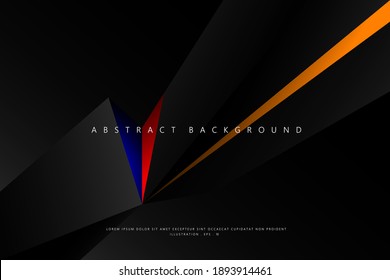 Abstract Geometric modern with Metallic color background for template, poster, flyer design. Vector illustration