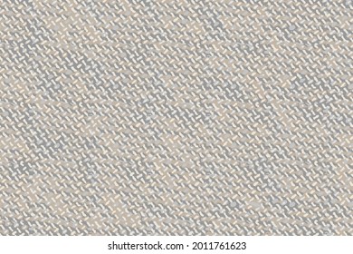 Abstract geometric modern pattern. Seamless Grey and beige vector background.