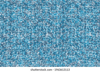 Abstract geometric modern pattern with texture. Blue Batik Broken texture Background.