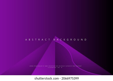 Abstract Geometric modern with purple color background for template, poster, flyer design. Vector illustration