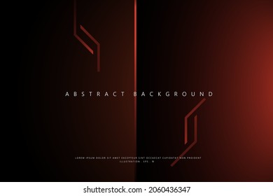 Abstract Geometric modern with Red color background for template, poster, flyer design. Vector illustration