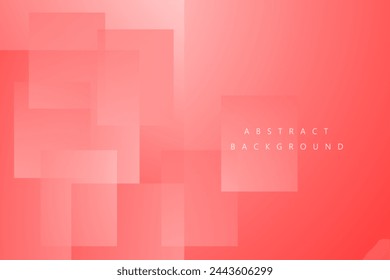 Abstract Geometric modern with Red shape color background for template, poster, wallpaper, flyer design. Vector illustration
