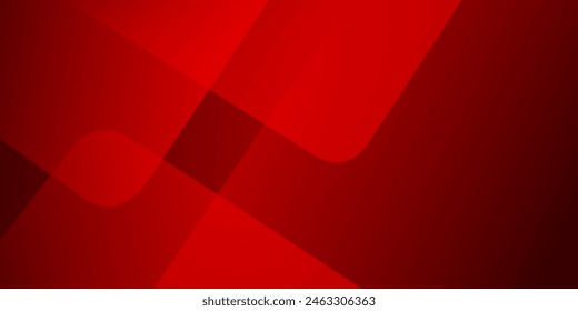 Abstract Geometric modern with Red shape color background for template, poster, flyer design. Vector illustration	