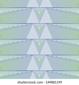 Abstract geometric modern seamless pattern with triangles