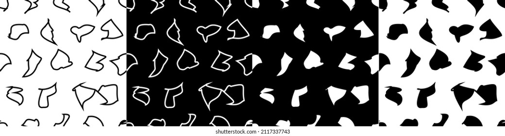 abstract geometric modern seamless pattern