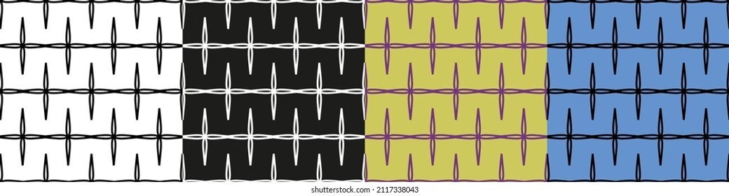 abstract geometric modern seamless pattern
