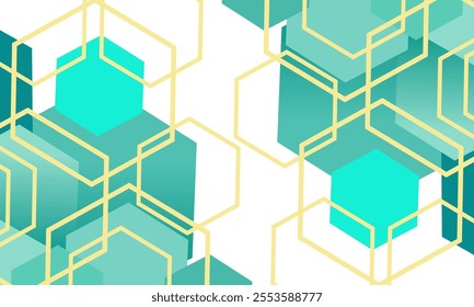 Abstract geometric modern shaped background