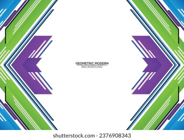 fondo abstracto de estilo geométrico moderno
