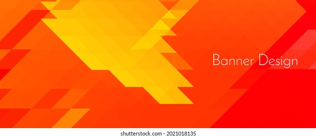 Abstract geometric modern stylish colorful modern pattern banner background vector