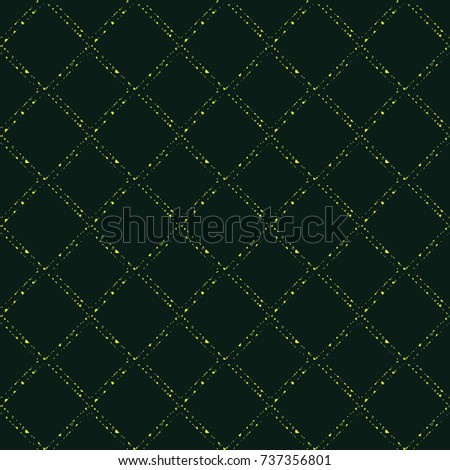 Abstract geometric modern stylish old fashion design print pattern. Greenand yellow texture. Graphic modern pattern.