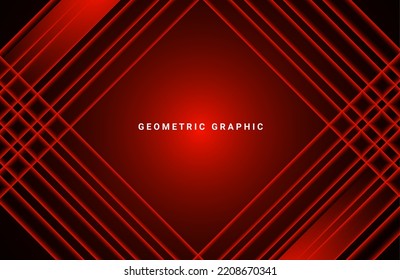 Abstract geometric modern stylish smooth dark banner background vector