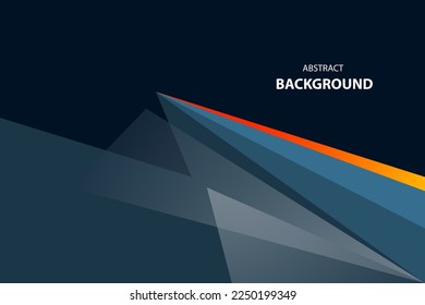 Abstract Geometric modern with Triangle combination color background for template, poster, flyer design. Vector illustration