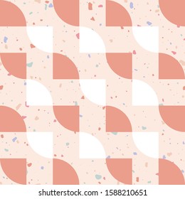 abstract geometric modern vector background with terrazzo textures