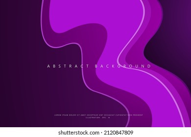 Abstract Geometric modern with Violet color background for template, poster, flyer design. Vector illustration