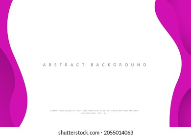 Abstract Geometric modern with Violet and white color background for template, poster, flyer design. Vector illustration