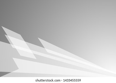 Abstract Geometric modern white and gray color background for template design. Vector illustration