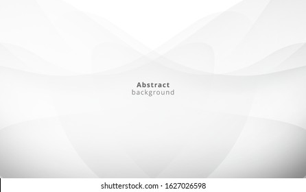 Abstract Geometric modern white and gray color background for template design. Vector illustration
