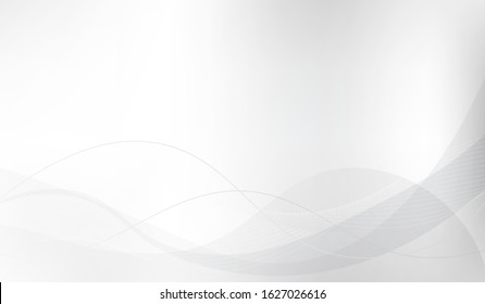 Abstract Geometric modern white and gray color background for template design. Vector illustration