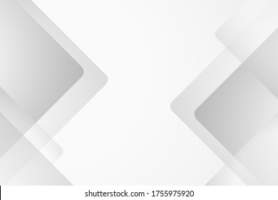 Abstract Geometric modern white and gray color background for template design. Vector illustration