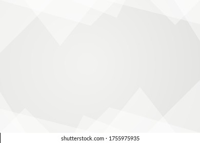 Abstract Geometric modern white and gray color background for template design. Vector illustration