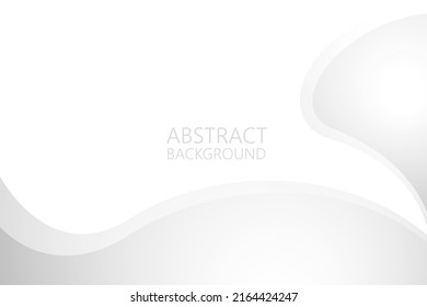 Abstrakter geometrischer, moderner, weißer und grauer Hintergrund für das Vorlagendesign. Vektorgrafik