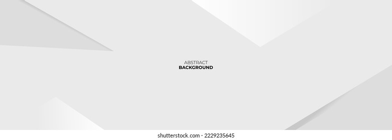 Resumen Diseño vectorial de fondo de tecnología moderna geométrica en color blanco y gris Ilustración para papel tapiz, plantilla, web, banner, diseño de página, página de inicio, presentación, etc. 