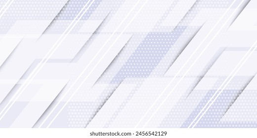 Abstractas geométrico moderno fondo de color blanco y gris para el diseño de la Plantilla. Ilustración vectorial