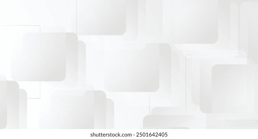 Abstract Geometric modern white and gray color background for template design. Vector EPS 10