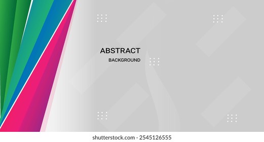 Abstrakter geometrischer, moderner weißer und grauer Farbhintergrund. Modernes und kreatives Trenddesign in Vektorgrafik