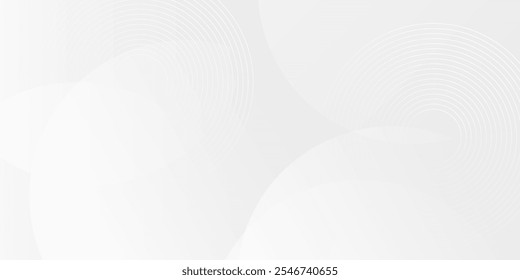 Abstrato Geométrico moderno cor branca e cinza . Design de tendência moderno e criativo no vetor