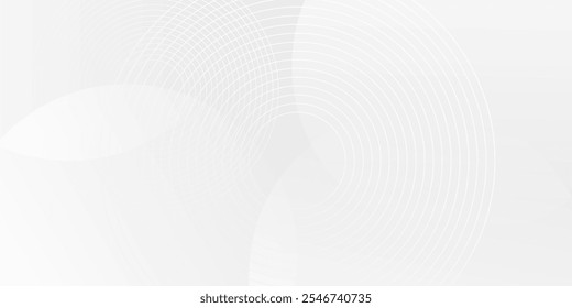 Abstrato Geométrico moderno cor branca e cinza . Design de tendência moderno e criativo no vetor