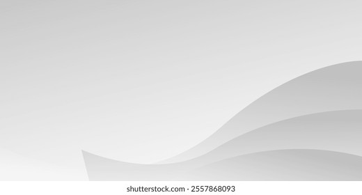 Abstract Geometric modern white and gray color background for template design. Vector illustration