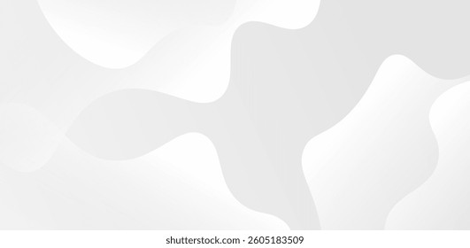 Abstract geometric modern white and gray background with a sleek, creative design. Perfect for trendy vector illustrations, presentations, and digital projects.