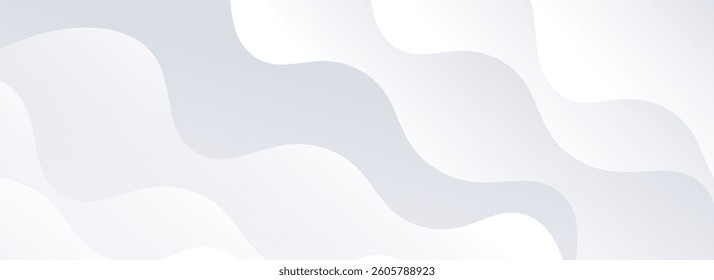 Abstract geometric modern white and gray background with a sleek, creative design. Perfect for trendy vector illustrations, presentations, and digital projects.
