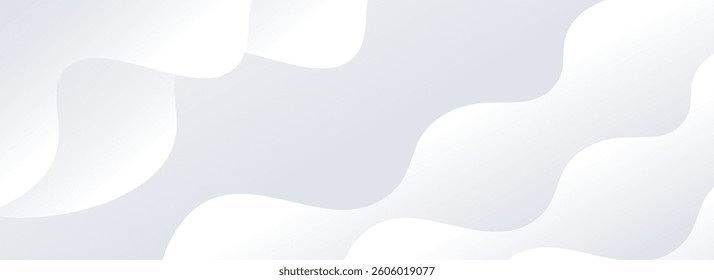 Abstract geometric modern white and gray background with a sleek, creative design. Perfect for trendy vector illustrations, presentations, and digital projects.