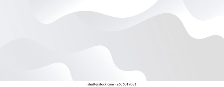 Abstract geometric modern white and gray background with a sleek, creative design. Perfect for trendy vector illustrations, presentations, and digital projects.