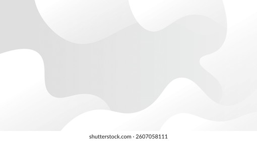 Abstract geometric modern white and gray background with a sleek, creative design. Perfect for trendy vector illustrations, presentations, and digital projects.