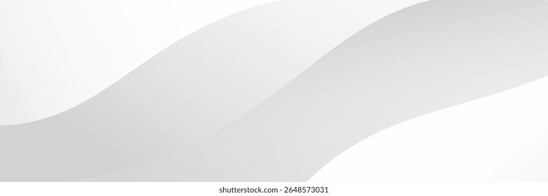 Abstract Geometric modern white and gray color background for template design. Vector