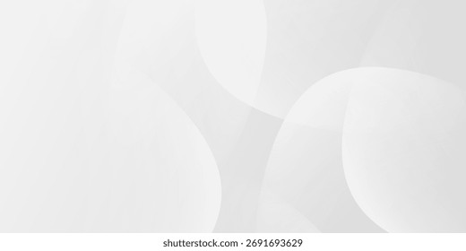 Abstract Geometric modern white and gray color . Modern and Creative Trend design in vector
